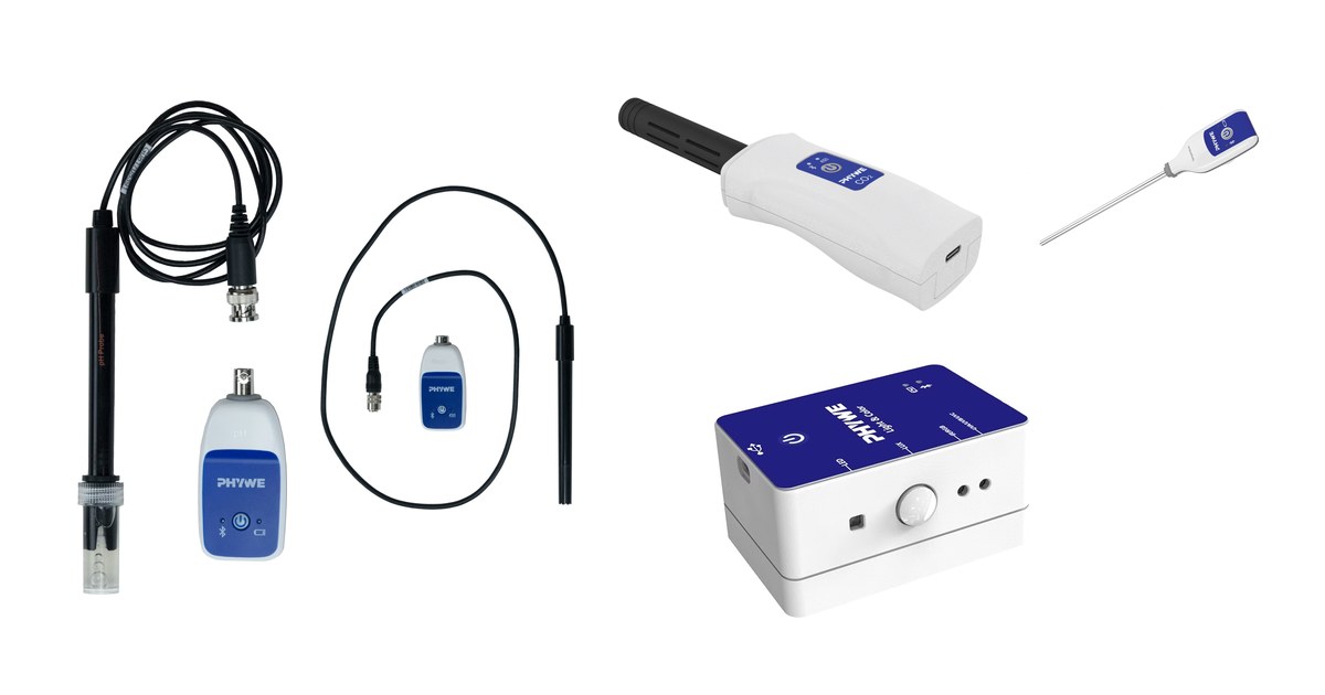 Pet digitalnih senzorjev Cobra SMARTsense: pH, kisik, CO₂, temperatura ter svetloba in UV