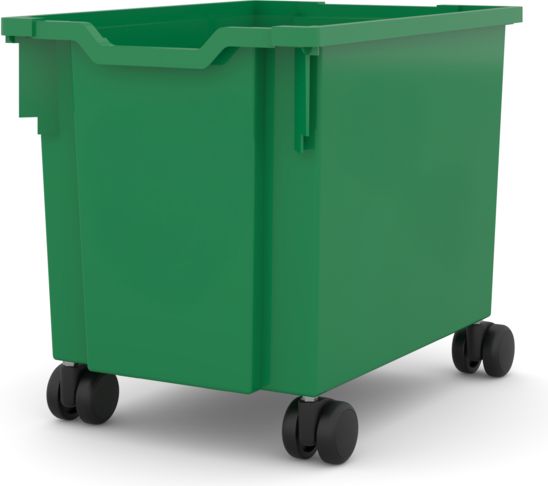 Globok Gratnells pladenj s kolesci